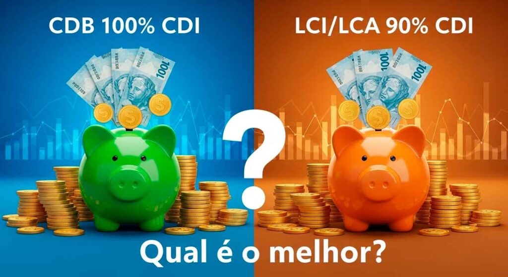 Gross up: CDB a 100% do CDI ou LCI/LCA a 90% do CDI? Qual é o melhor?