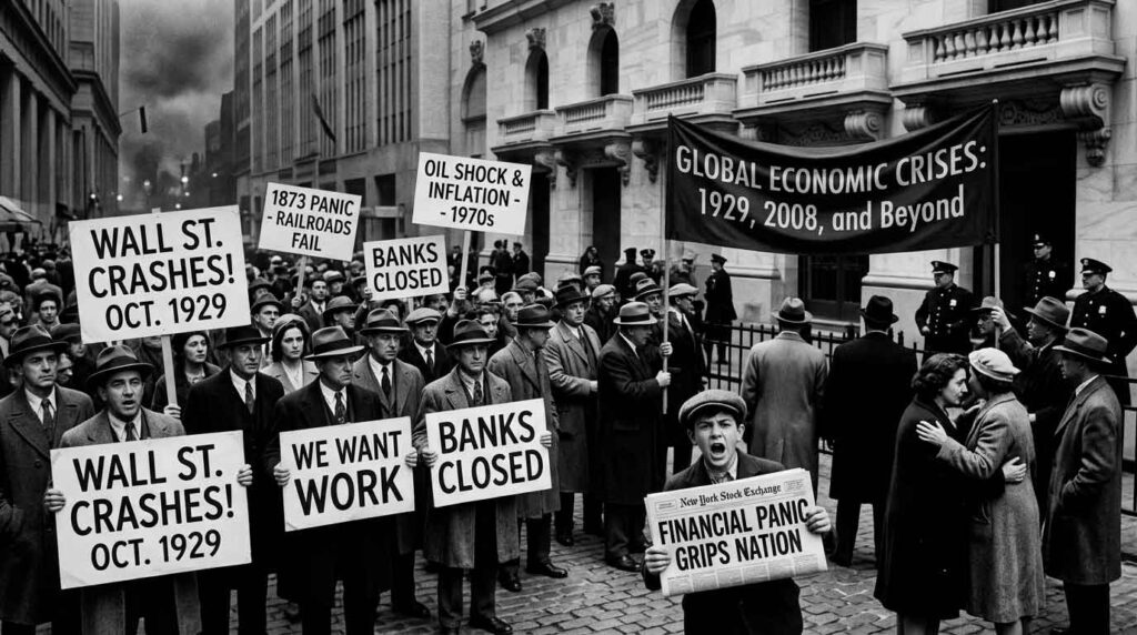As maiores crises financeiras globais e como superar esses períodos